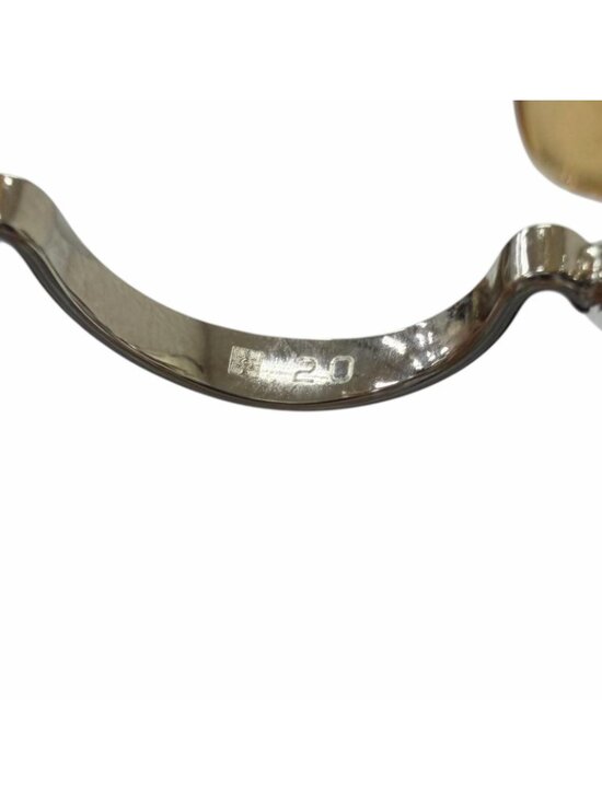 Cartier Trinity Two Point Rimless Sunglasses Eyewear Silver Black 20 main image 4